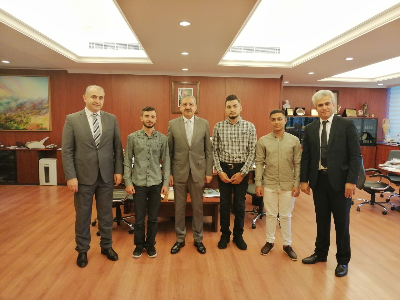 President Ayoub honors students of the Faculty of Science listed on Facebook’s List of Honor