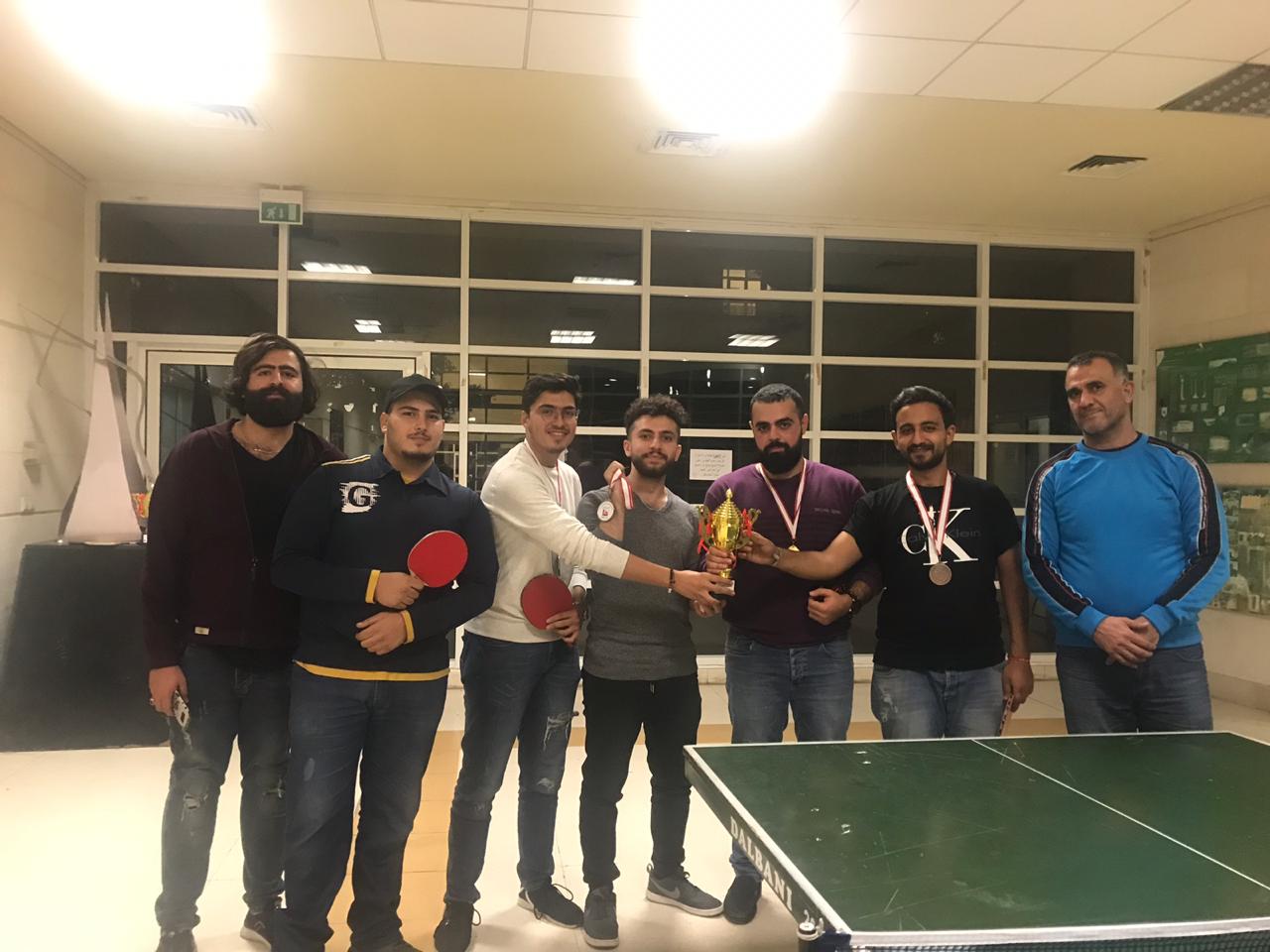 Student Shoaib of the Faculty of Fine Arts & Architecture won the “Independence Table Tennis” championship