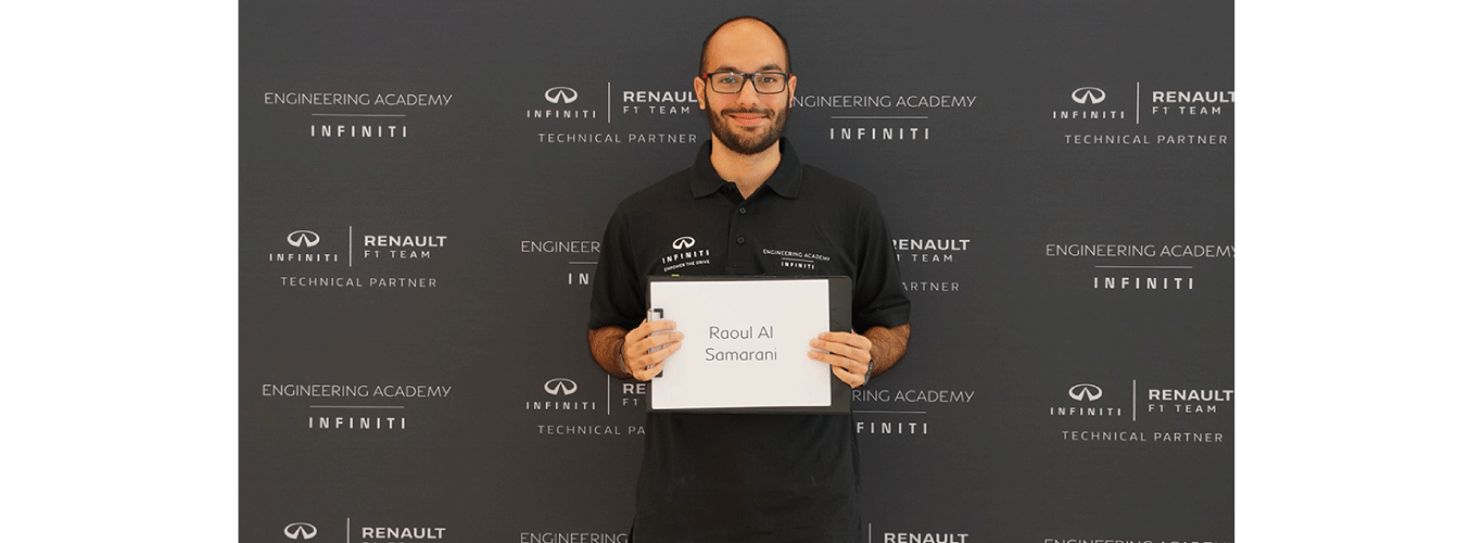 Raoul Al Samarani, étudiant à l’Université Libanaise, remporte le prix « Infiniti Engineering Academy 2019 Middle East »