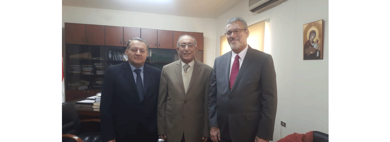 العميد رباح يلتقي المنسق العام للمجلس الدولي للفلسفة والعلوم الإنسانية