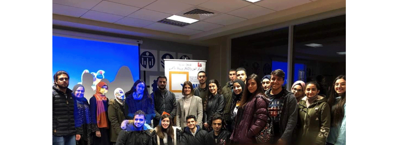 The Lebanese University hosts a workshop on pitching at Centre MINE