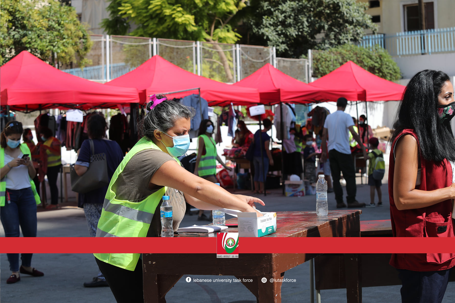 LUTF organizes a charity day to support people affected by the Beirut Port Blast