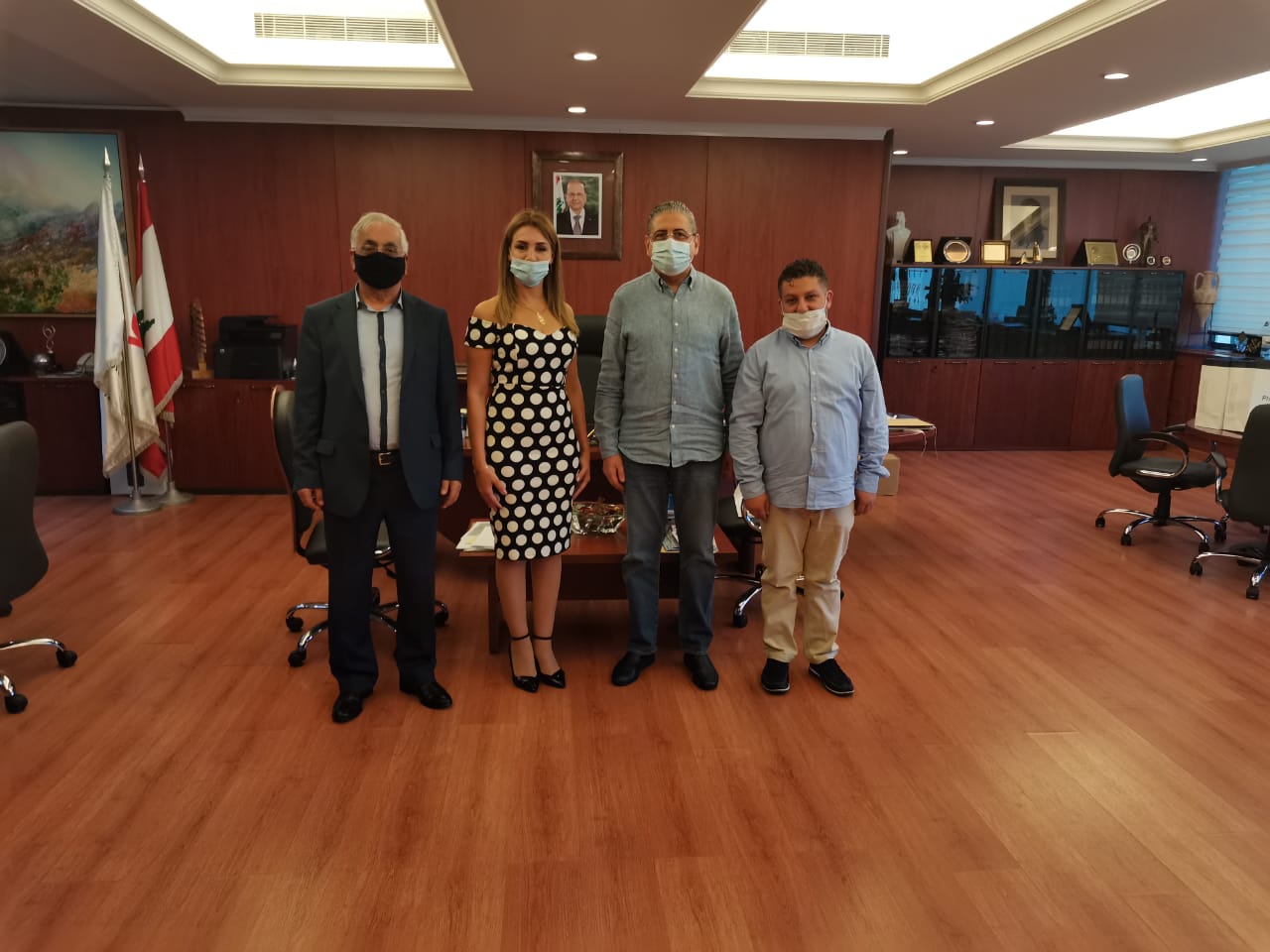 President Ayoub meets a delegation from the “Association for Educational Modernization and Development”