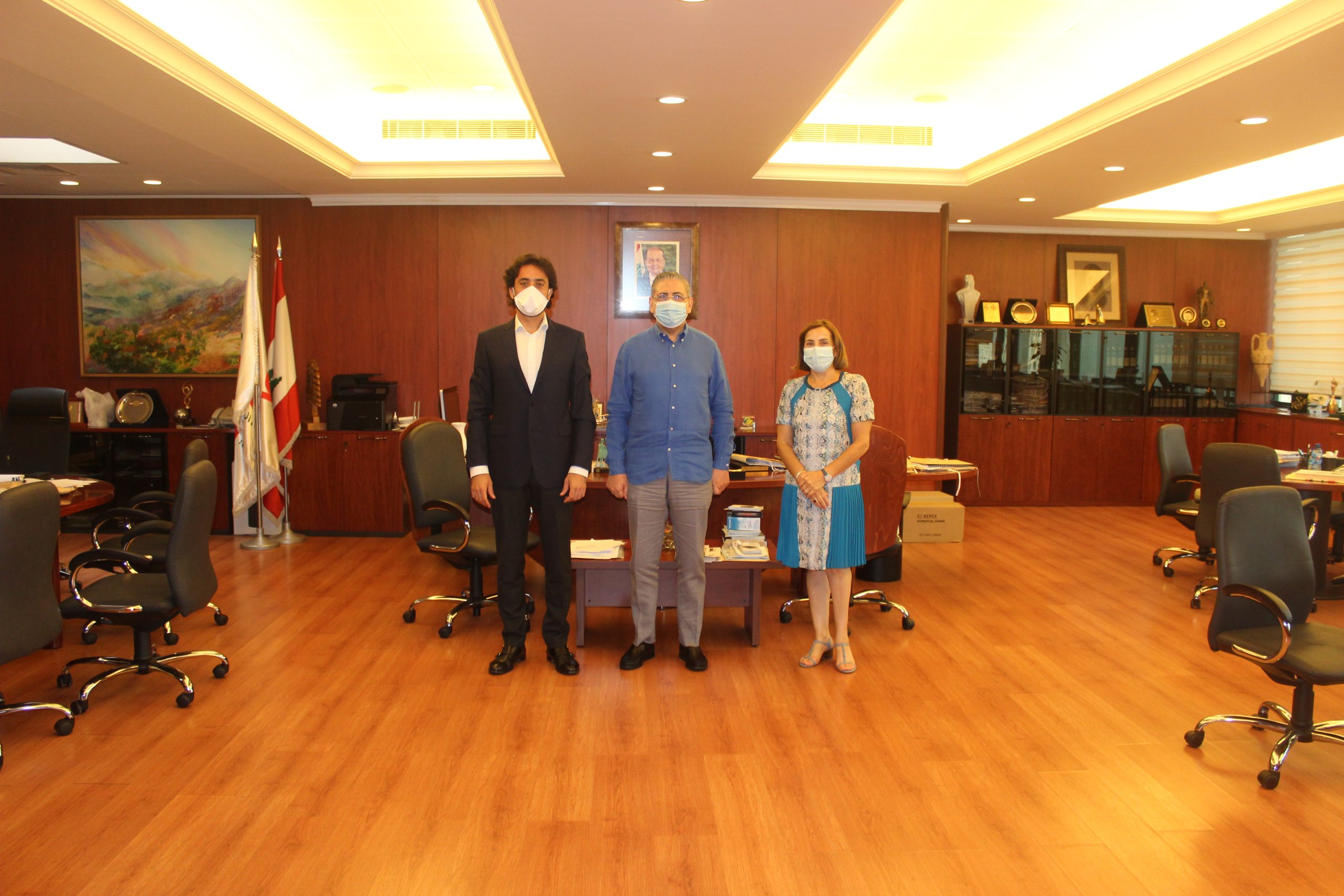 President Ayoub receives Dr. Nadi Howayek, Scientific & Educational Advisor to the French Ministry for Higher Education, Research and Innovation