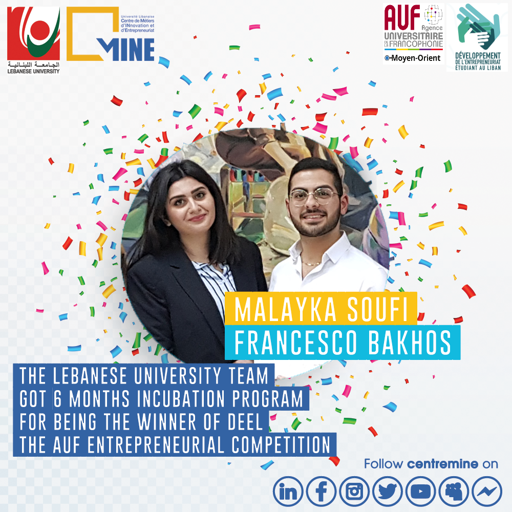 “PLASTECO” team of the Lebanese University wins the DEEL-2020 support and training program