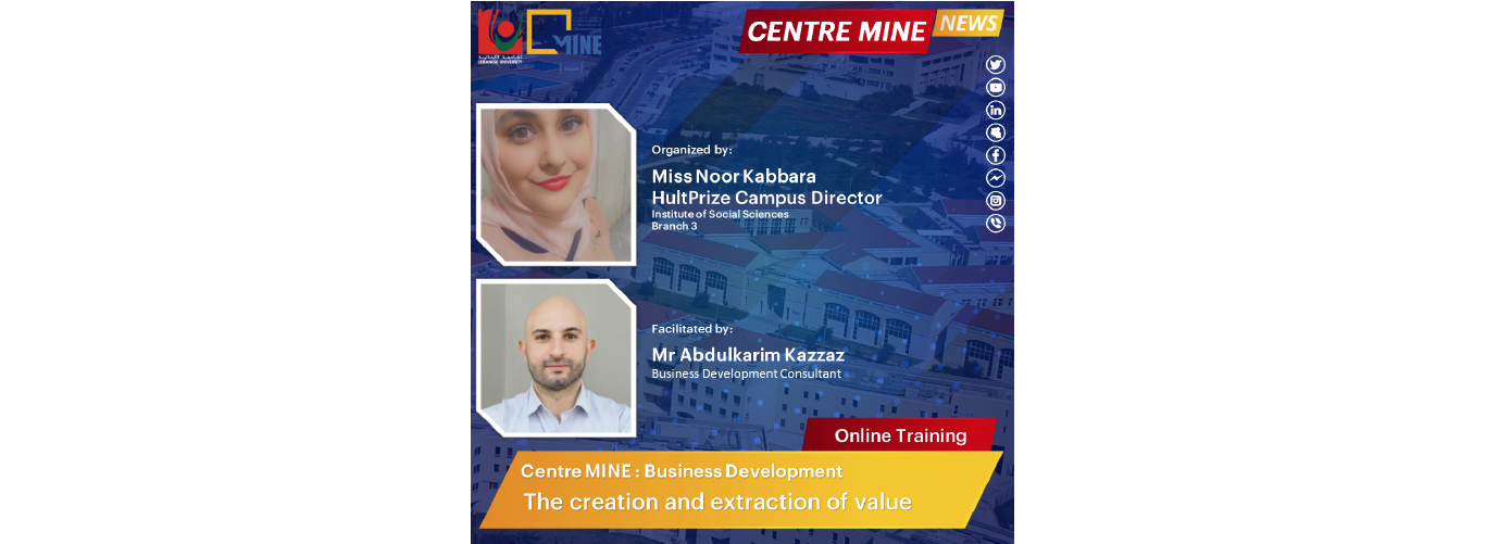 Introductory webinars on “Hult Prize” competition at the Institute of Social Sciences under the supervision of Center MINE