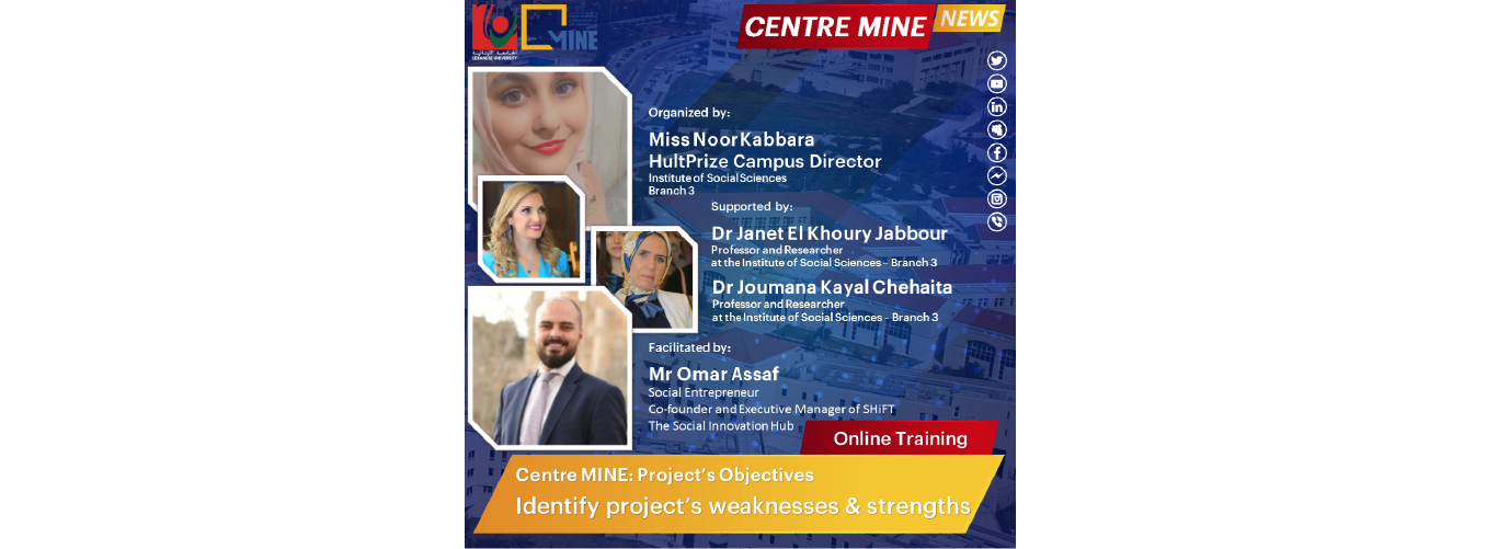 An orientation webinar on differentiation in projects in projects within the activities of “Hult Prize” at the ISS under the supervision of Center MINE