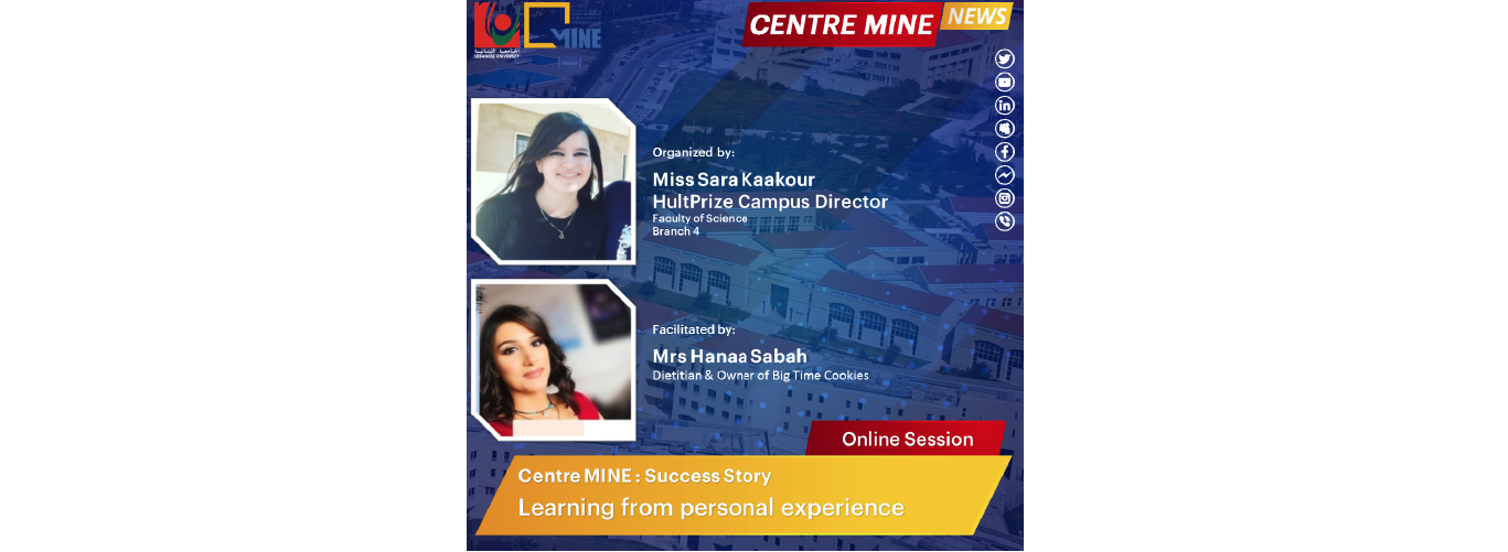 Webinar on “Hult Prize 2021” Challenge in the FS under the supervision of Center MINE