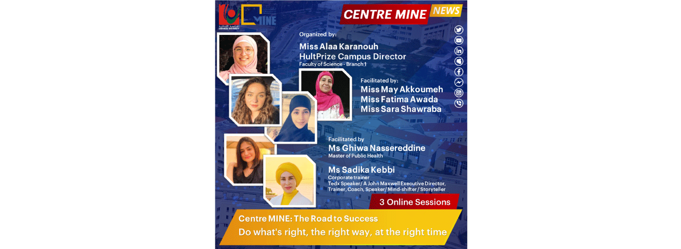 Orientation seminars on “Hult Prize 2021” challenge under the supervision of Center MINE