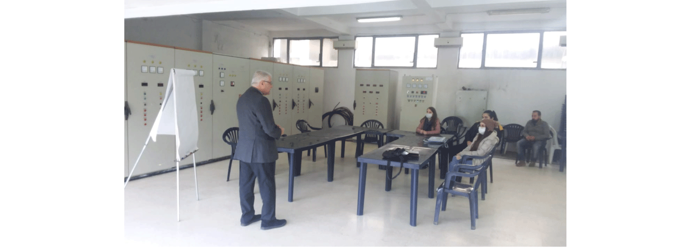 Des étudiants de la FG – Section 1 à l’Université Libanaise visitent la station de traitement des eaux à Bahsas – Tripoli