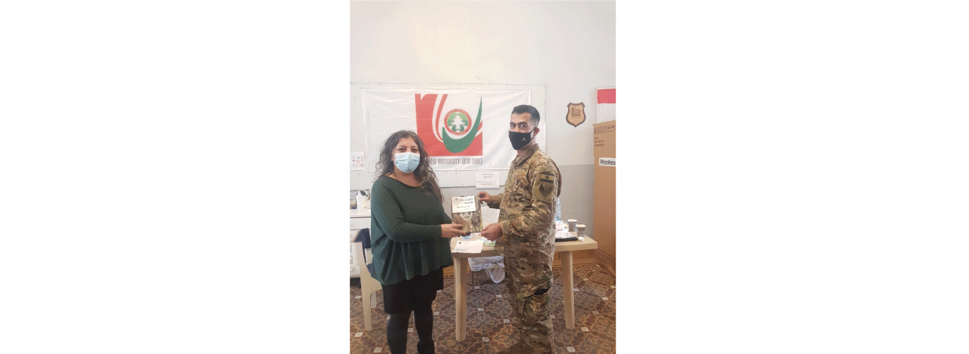 The Lebanese Army honors LUTF