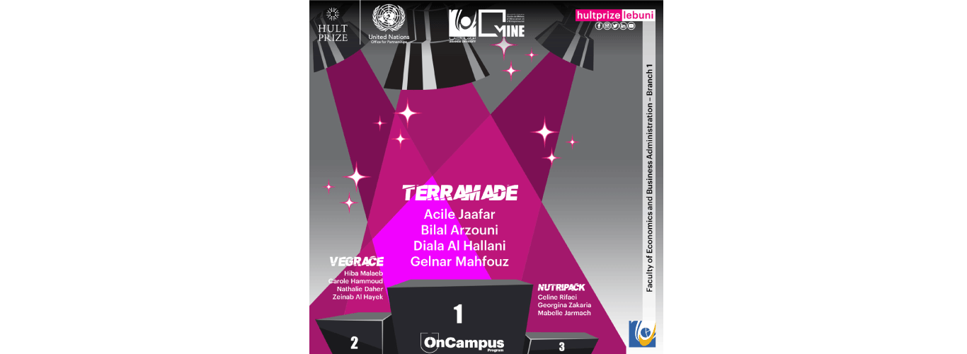 “TerraMade” qualifies for the Regional “Hult Prize 2021” supervised by Centre MINE