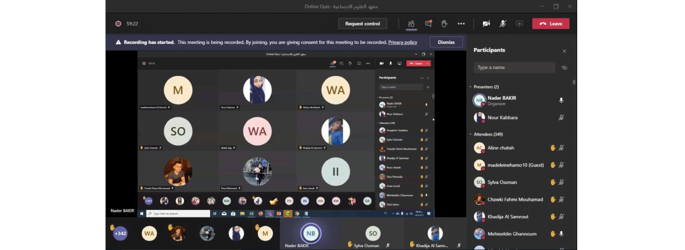 Training workshop for students on remote exams at the Institute of Social Sciences