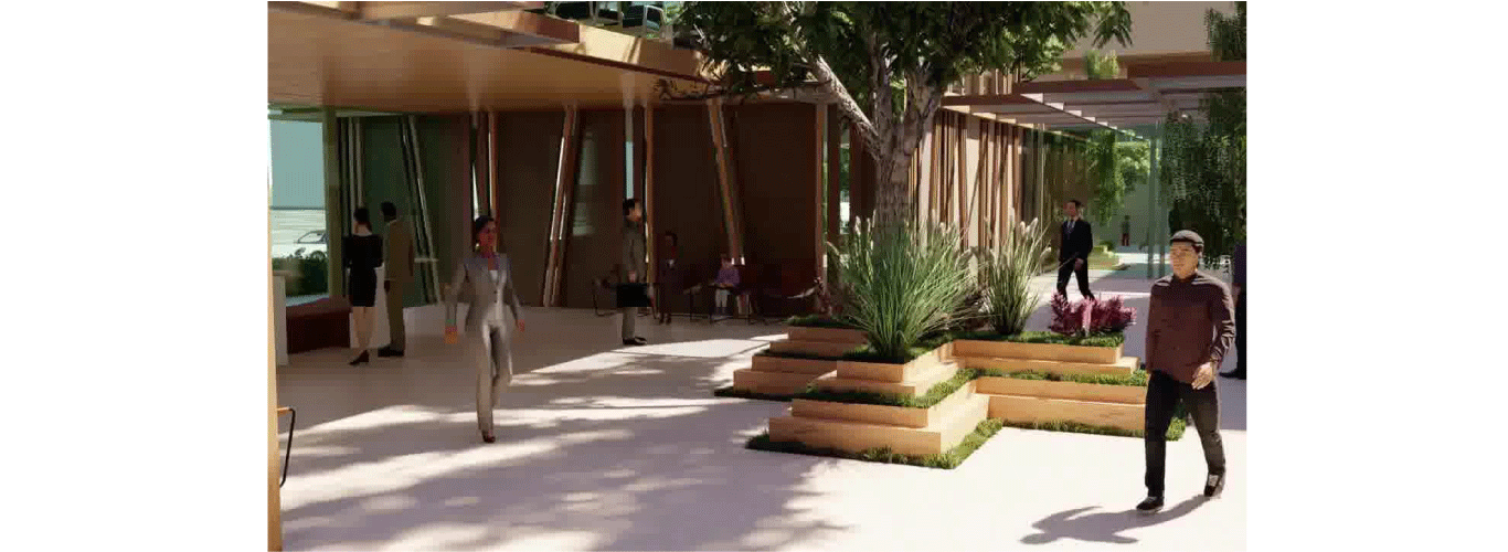 الطالبة يارا شقير من كلية الفنون الجميلة والعمارة 1 في الجامعة اللبنانية تطرح مشروع بناء منتدى ثقافي في منطقة مار مخايل المتاخمة لمرفأ بيروت