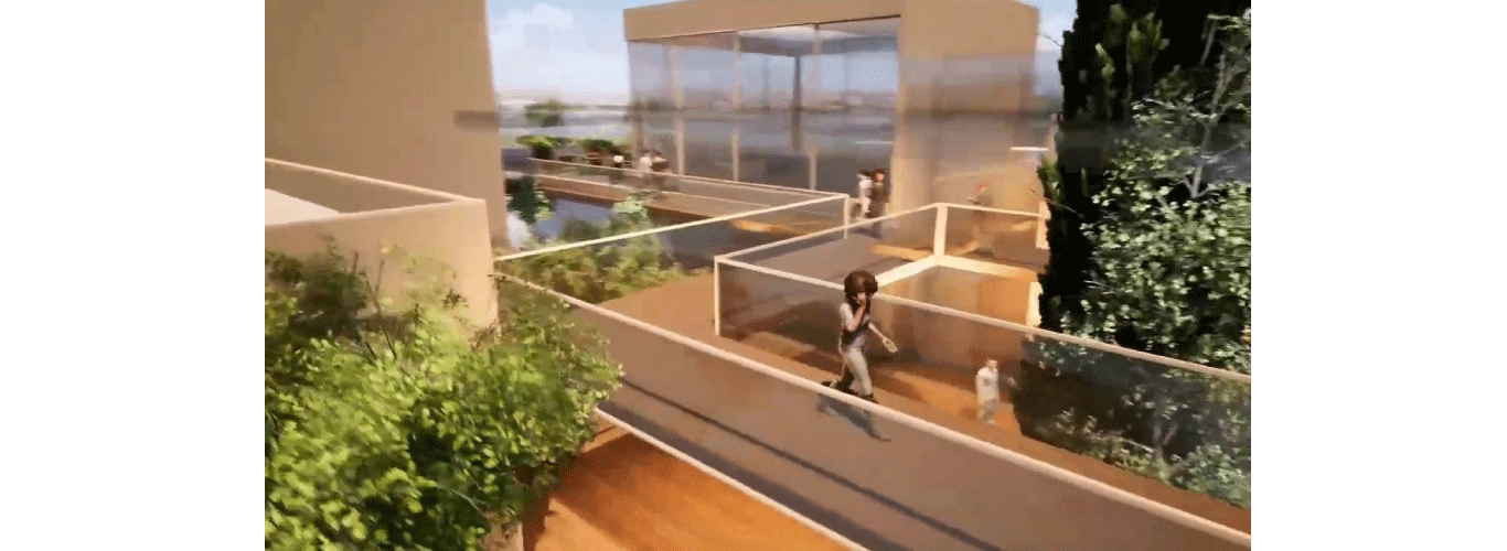 الطالب محمد عنيسي من كلية الفنون الجميلة والعمارة 1 يقدم مشروعًا معماريًّا يحاكي إنشاء مركز سمعيّ بصريّ في المنطقة المتاخمة لمرفأ بيروت