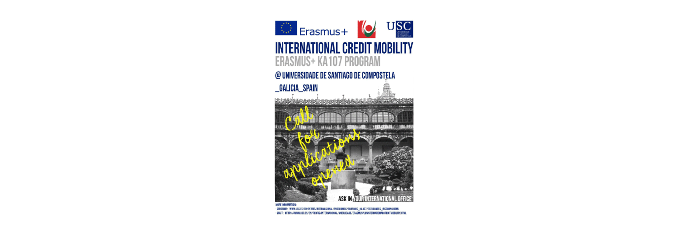 The Lebanese University and the University of Santiago de Compostela (USC) in Spain launch a call for applications for the Eramus+ Mobility-KA107 international credit at USC
