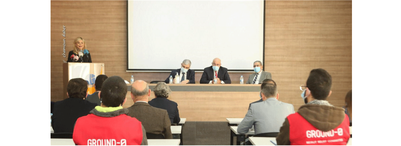 لجنة إغاثة بيروت تسلّم الجامعة اللبنانية مبنى كلية العلوم الاقتصادية وإدارة الأعمال 2 بعد انتهاء أعمال الترميم فيه