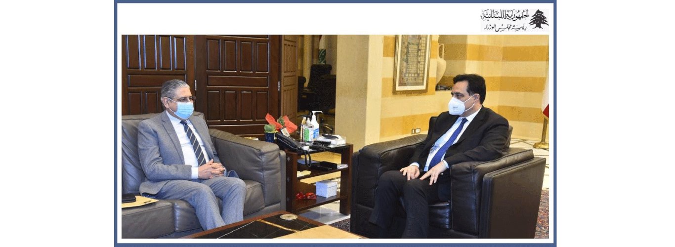 Meeting between Prime Minister Diab and President Ayoub on securing vaccines