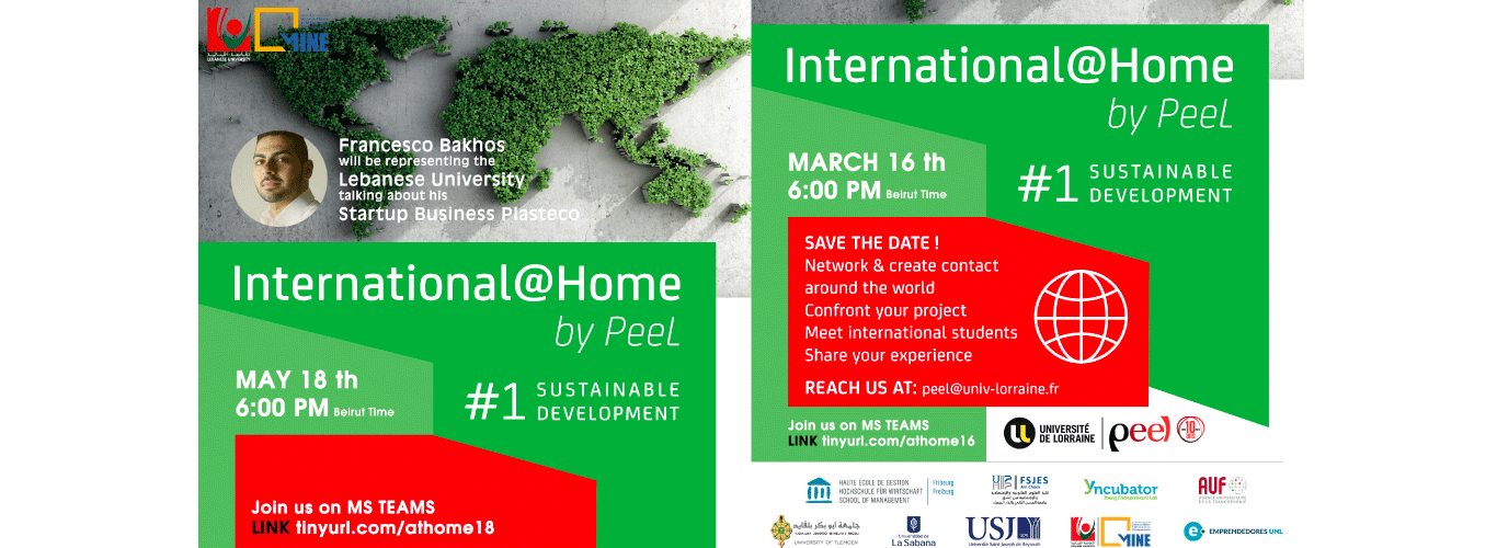 Centre MINE invites you to the online program “International @home by PeeL”