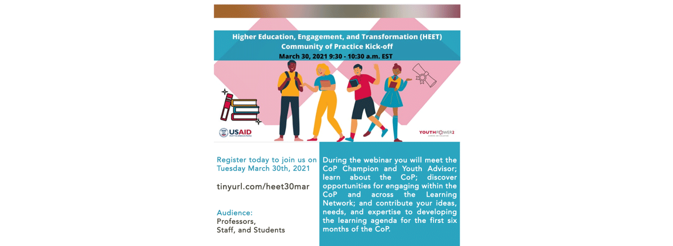 Centre MINE invites you to the “Community of Practice for Higher Education Engagement and Transformation (COP)” on 30 March 2021