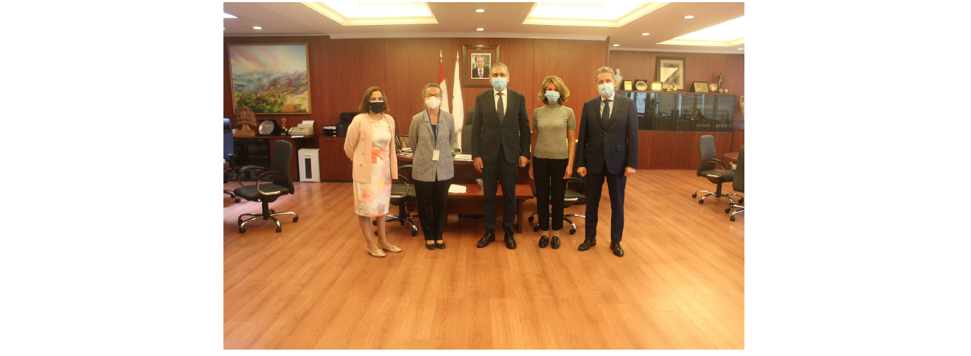 President Ayoub meets the Director of UNESCO Regional Office in Beirut