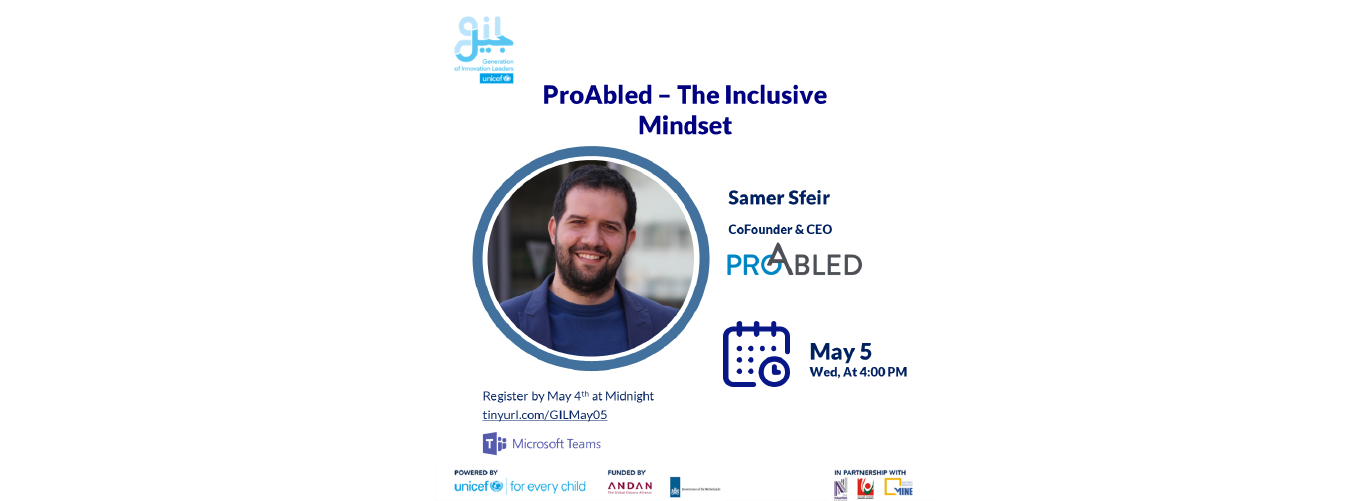 Register by 4 May to participate in a talk delivered by Samer Sfeir in partnership with Centre MINE and GIL Innovation Lab