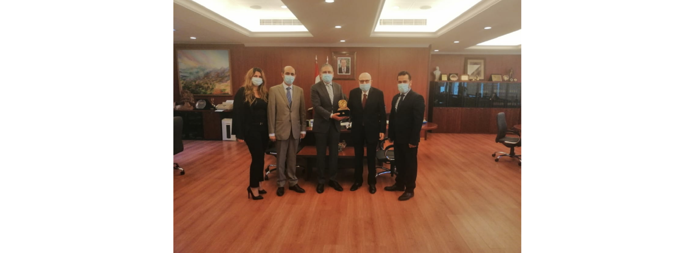 President Fouad Ayoub received Arab League representative in Beirut