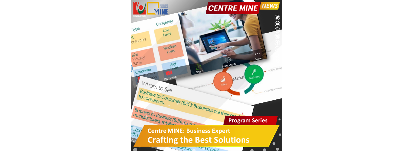 Center MINE is organizing a training workshop entitled “Sales & Distribution”