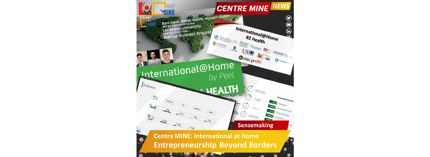 Center MINE and PEEL organize an entrepreneurial ideation session on various societal topics