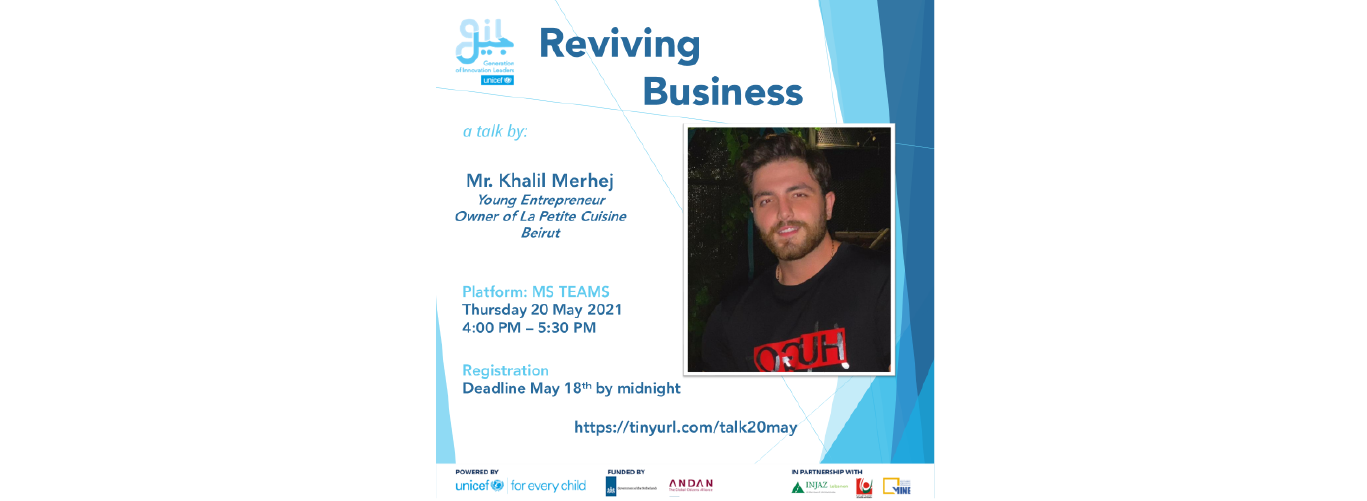 Centre MINE and GIL North organize the webinar “Reviving Business” on 20 May 2021