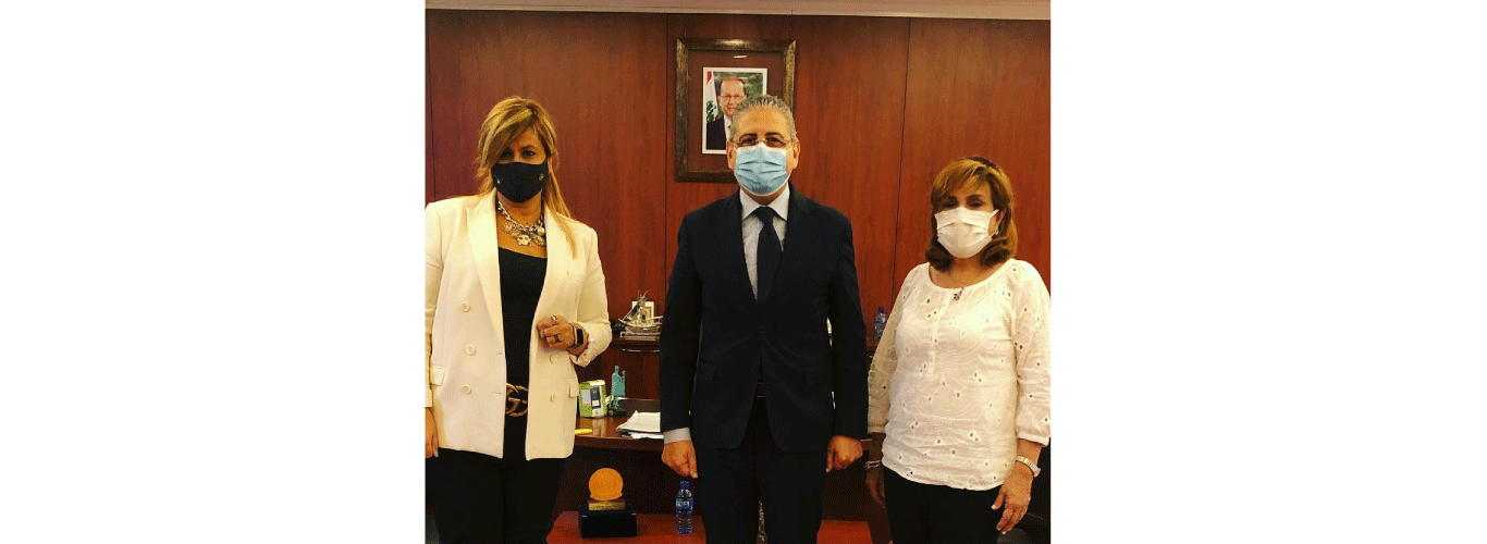 President Ayoub meets the delegation of the Arab Hospitals Federation