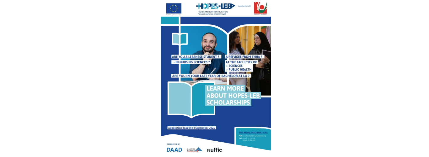 Deadline extension for the “HOPES-LEB” project