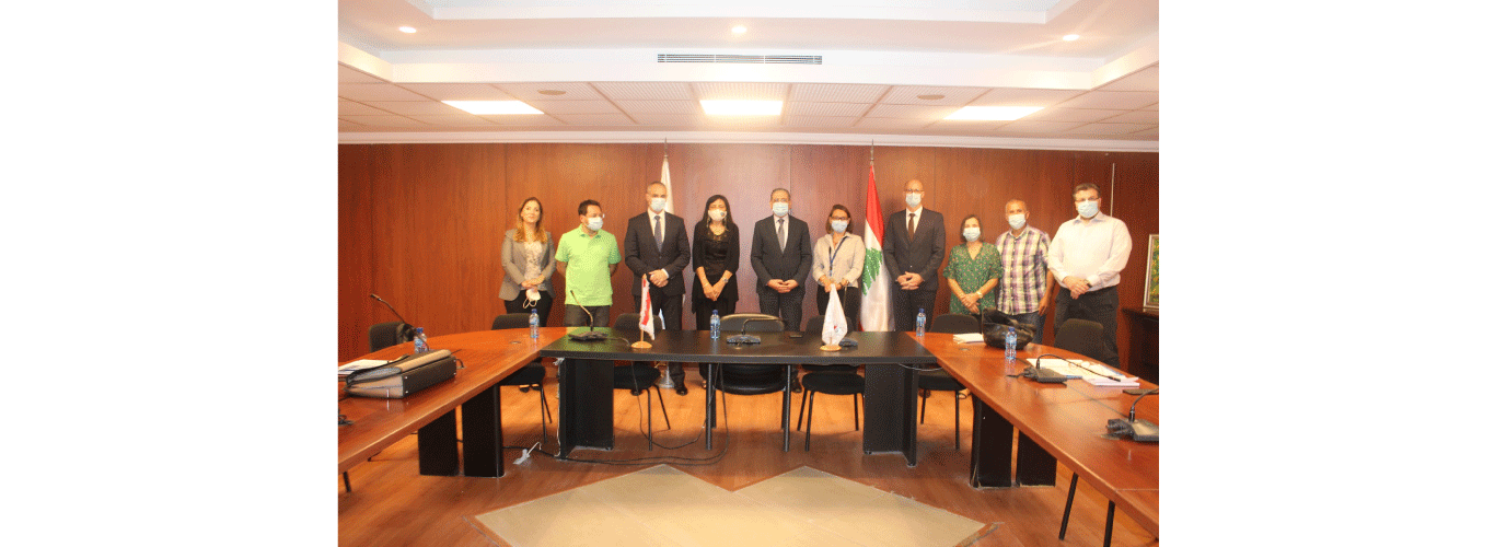 President Ayoub meets a European-Lebanese delegation to follow up on the project “Advance Counter Terrorism for Lebanon Security 2020-2021”