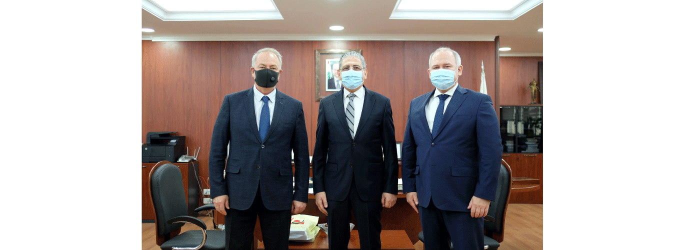 President Ayoub meets Russian Ambassador to Lebanon Alexander Rudakov