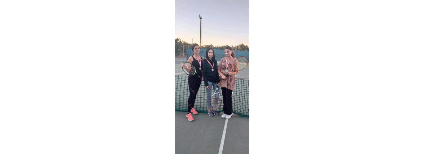 Amani Al-Abed wins the title of the first tennis tournament in the new academic year