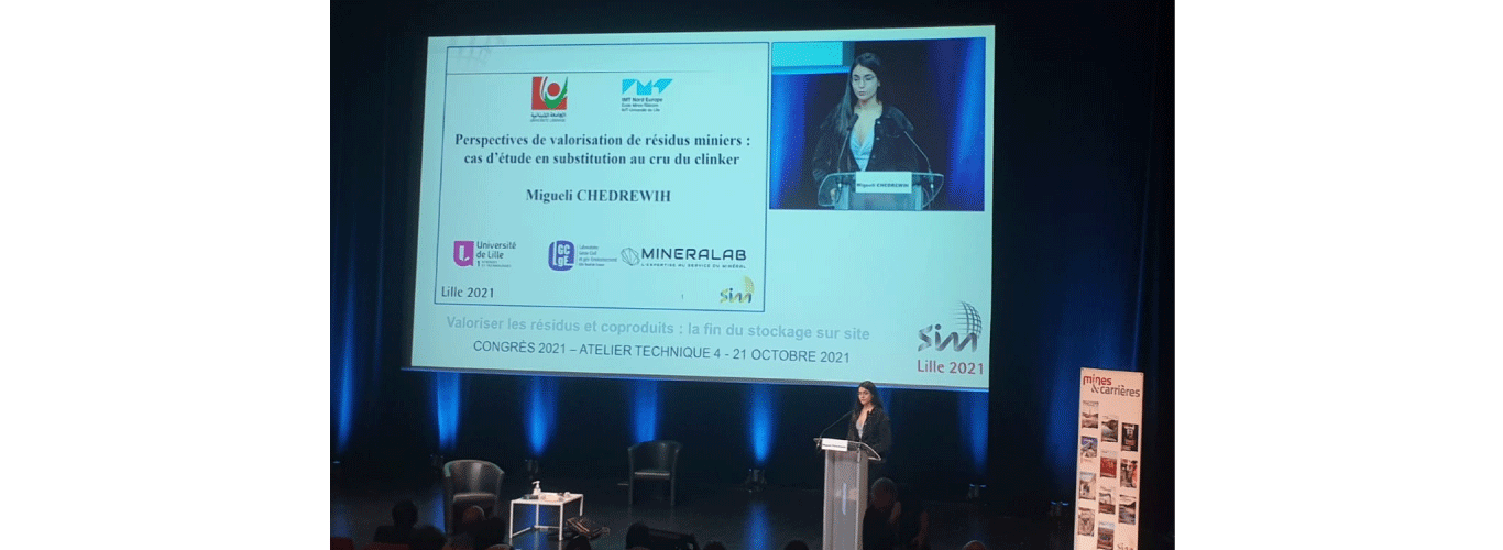 Student Migueli Chedrewi ranks first in the competition “Prix Jeunes de la SIM 2021” in France