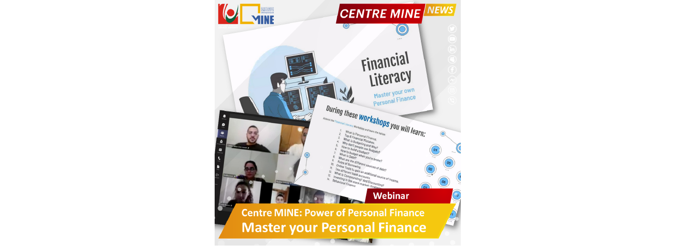 Centre MINE organized a webinar on personal finance and budgeting
