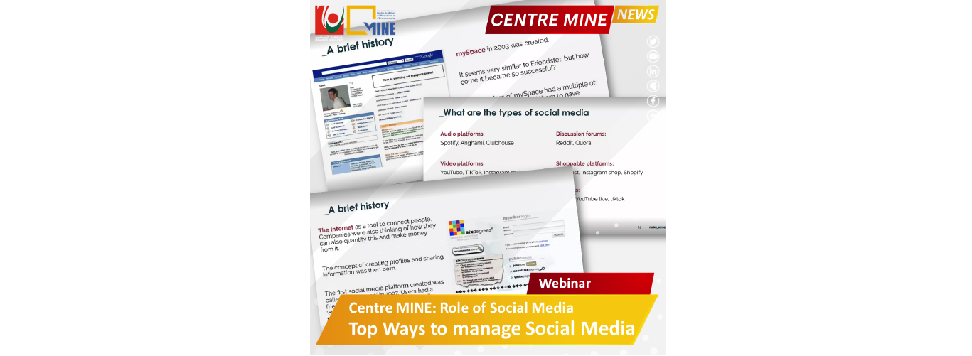 Centre MINE organizes a workshop on the “Role of Social Media”