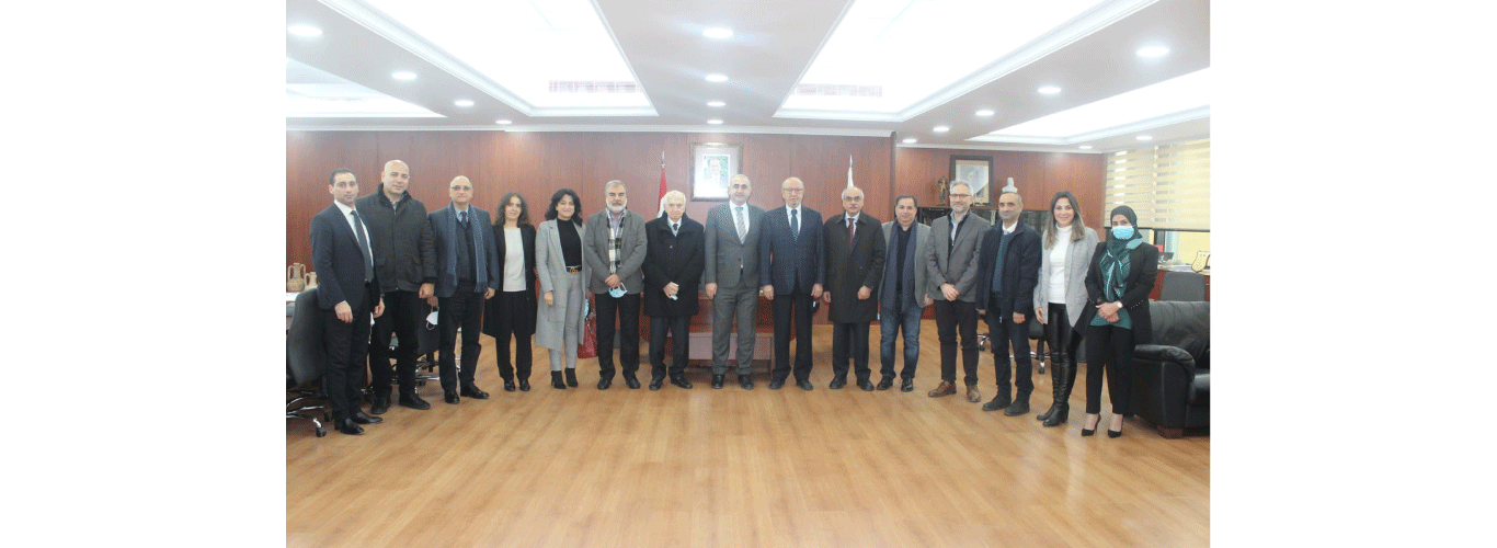 President Bassam Badran receives a delegation from NCSR
