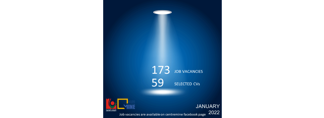 Centre MINE offers more +150 job opportunities during January 2022