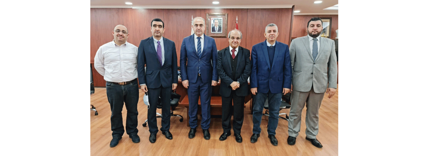 President Badran meets with a delegation of the League of Full-Time Professors