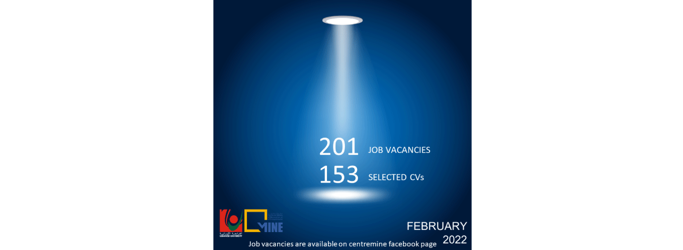 Centre MINE offers more +200 job opportunities during February 2022