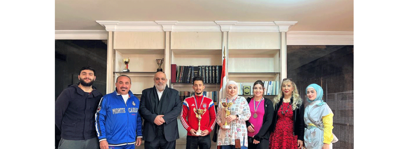 Nour Hamadi and Ali Mhanna win the Table Tennis Championship