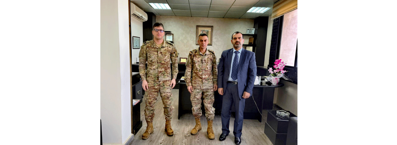 رئيس مركز المعلوماتية القانونية في الجامعة اللبنانية يبحث تطوير التعاون مع مركز البحوث والدراسات الاستراتيجية في الجيش اللبناني