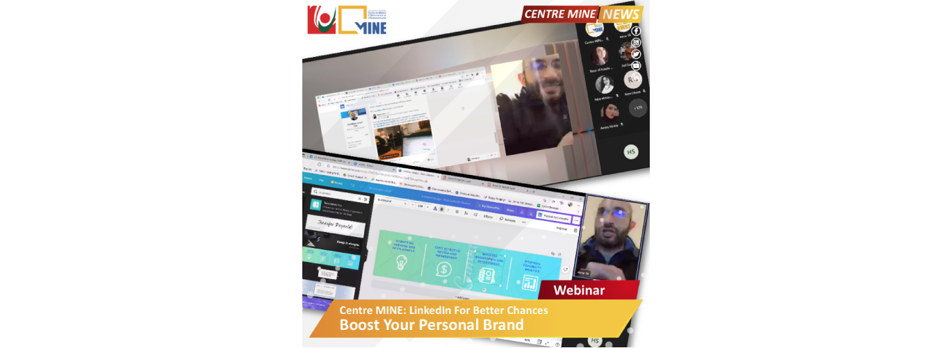 Centre MINE and GIL North organize a webinar on “LinkedIn and job opportunities”