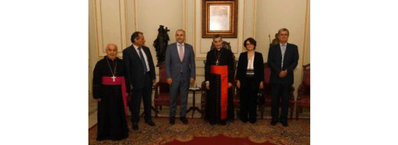President Bassam Badran visits Patriarch Bechara Rai
