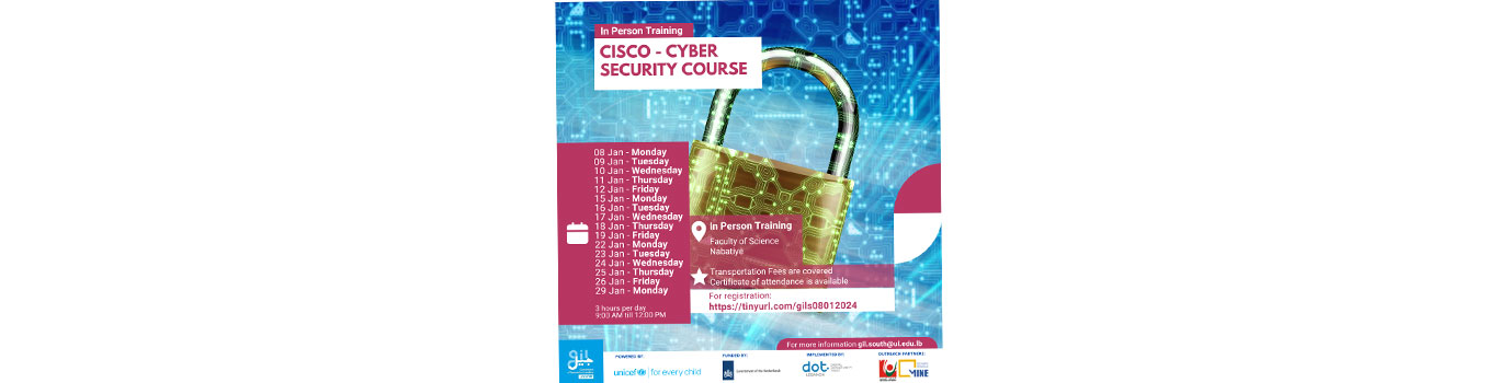 Centre MINE & GIL South invite you to the course “Cisco- Cyber Security”