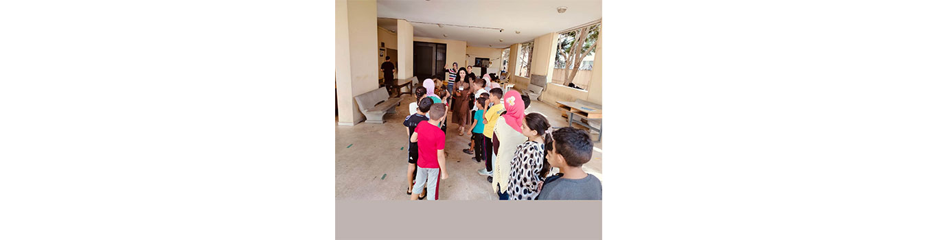 بدء تطبيق برنامج خطة الدعم النفسي والصحي للنازحين في كلية الآداب والعلوم الإنسانية (5)