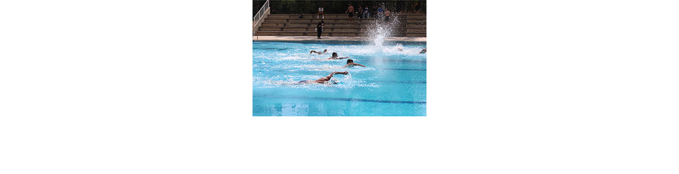 Swimming competitions kick off at the Olympic swimming pool in Hadath campus