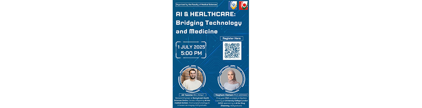The Faculty of Medical Sciences is organizing “AI & Healthcare: Bridging Technology and Medicine” on July 1st, 2025